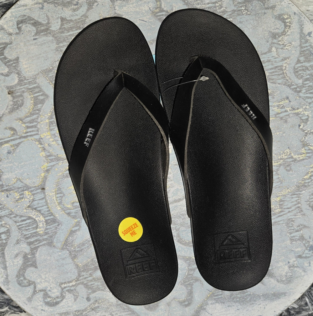 Reef Women’s 7 Black Flip Flop Summer Shoes